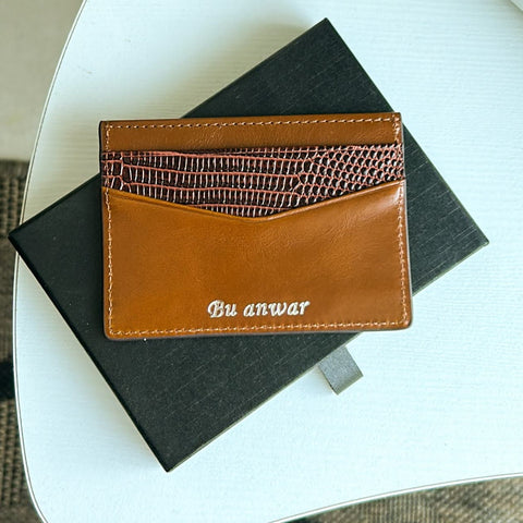 Brown Lizard Cardholder