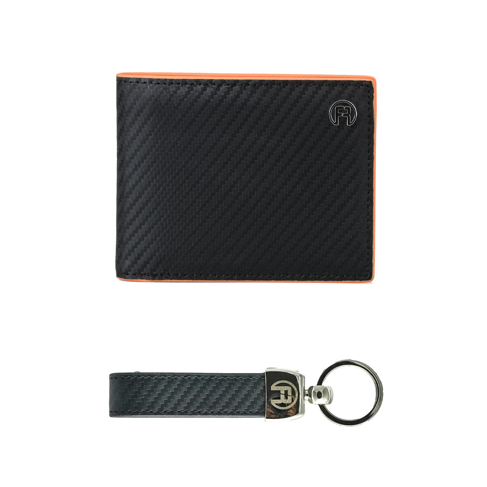 Carbon Fiber Orange - Set of Two