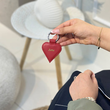 Red Heart Keychain