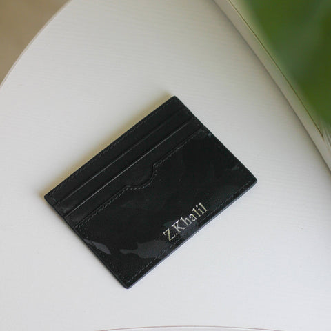 Black Camouflage  Cardholder