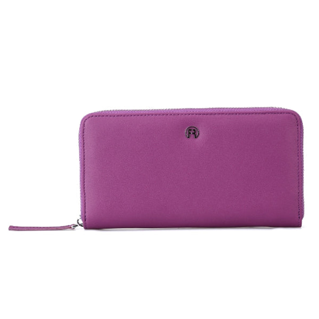Purple Zip Women Zip Wallet