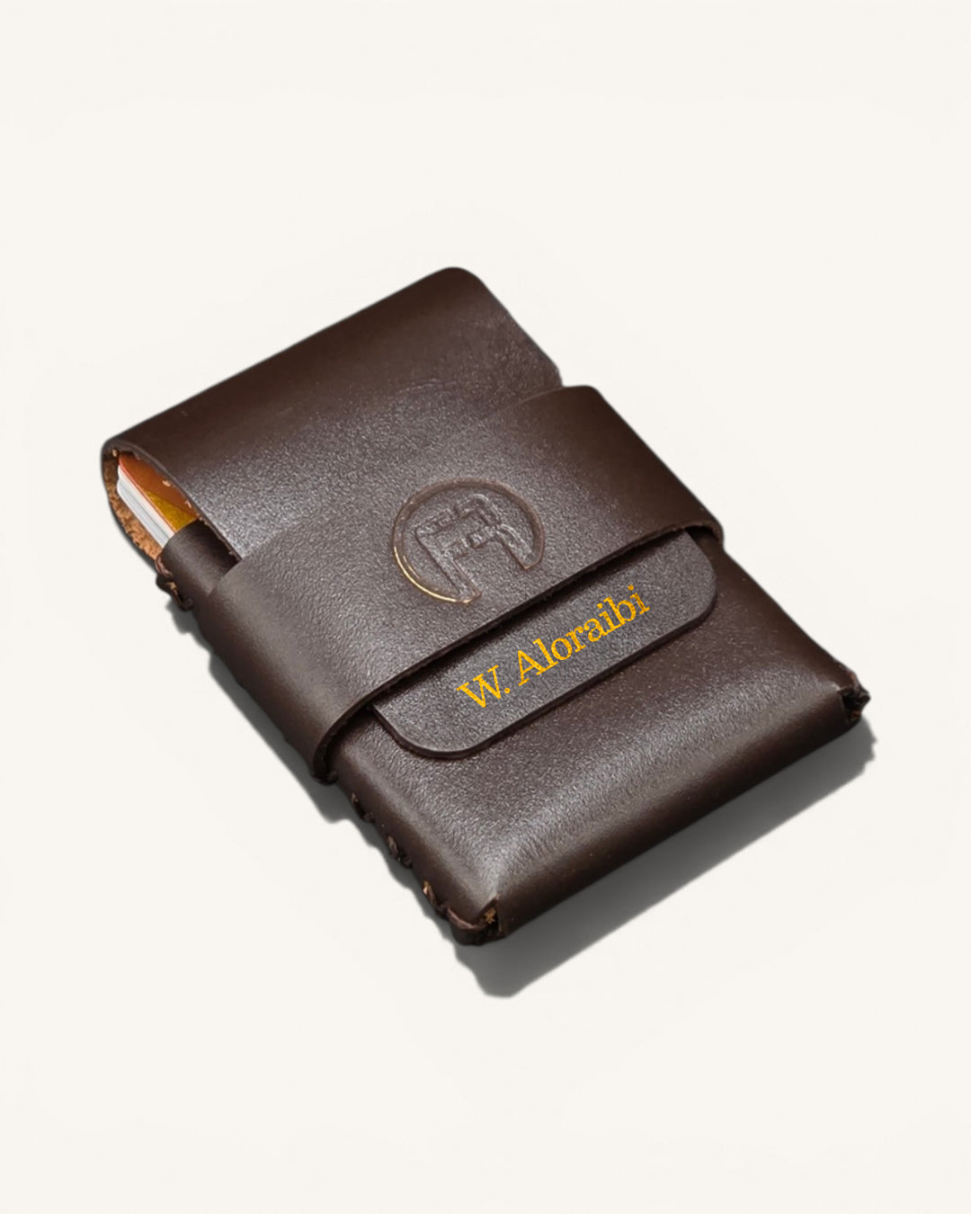 Pocket cardholder – Brown