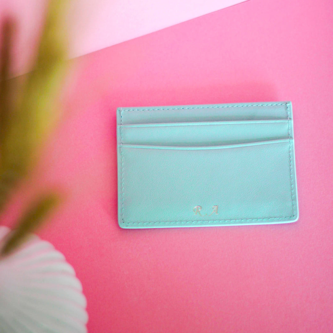 Fascin Turquoise Blue Cardholder