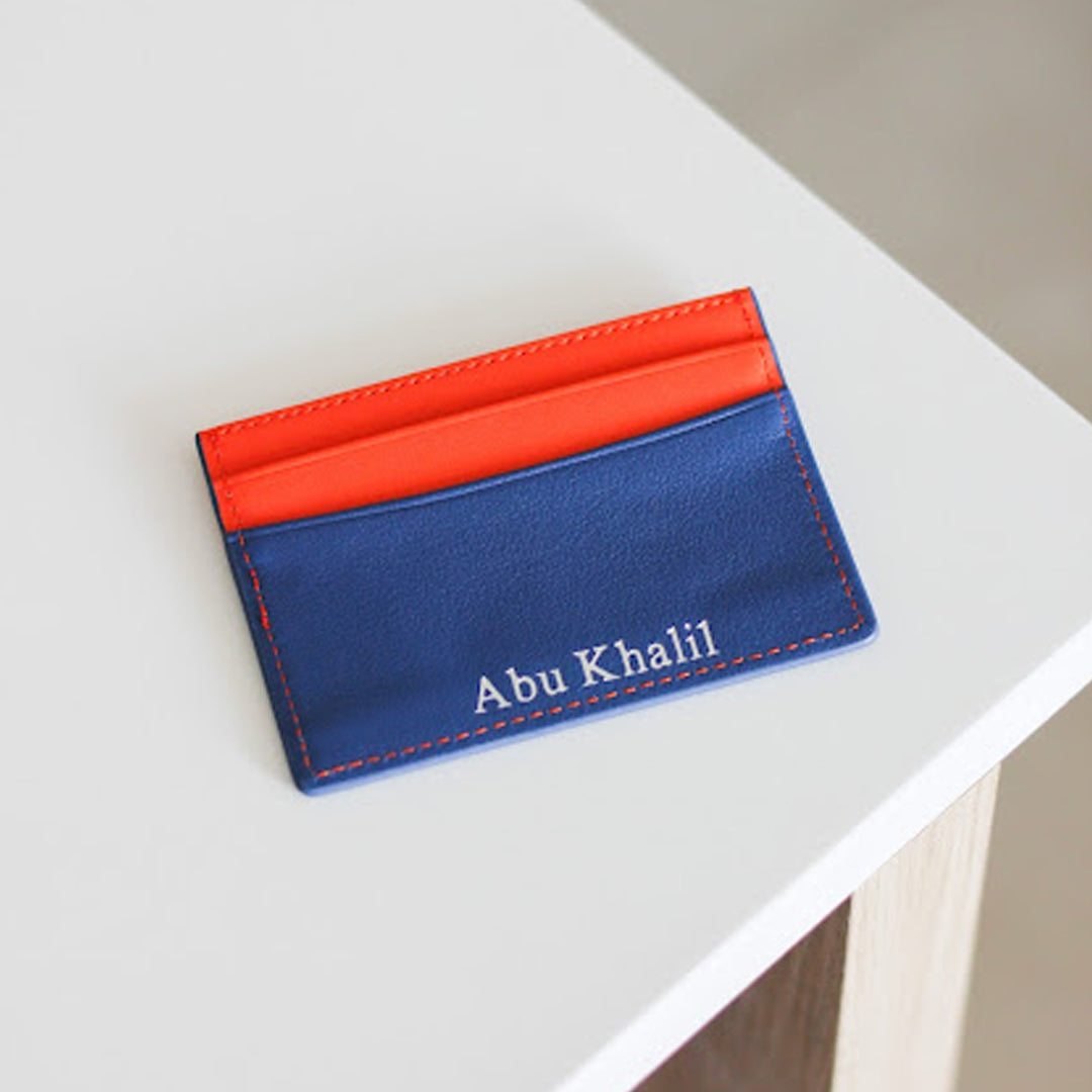 Blue & Orange Cardholder