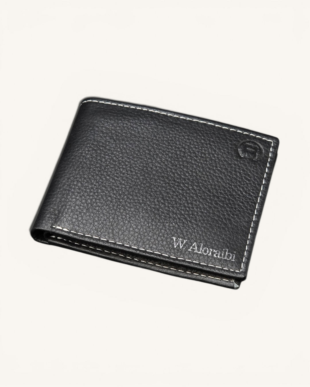 Handmade Leather Bifold Wallet – Black