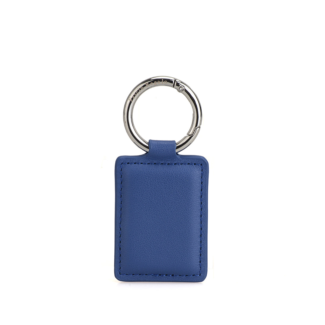 Blue Rectangle Keychain