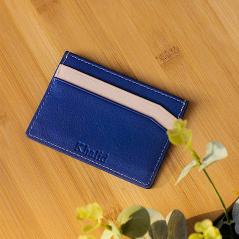 Blue & Beige Cardholder