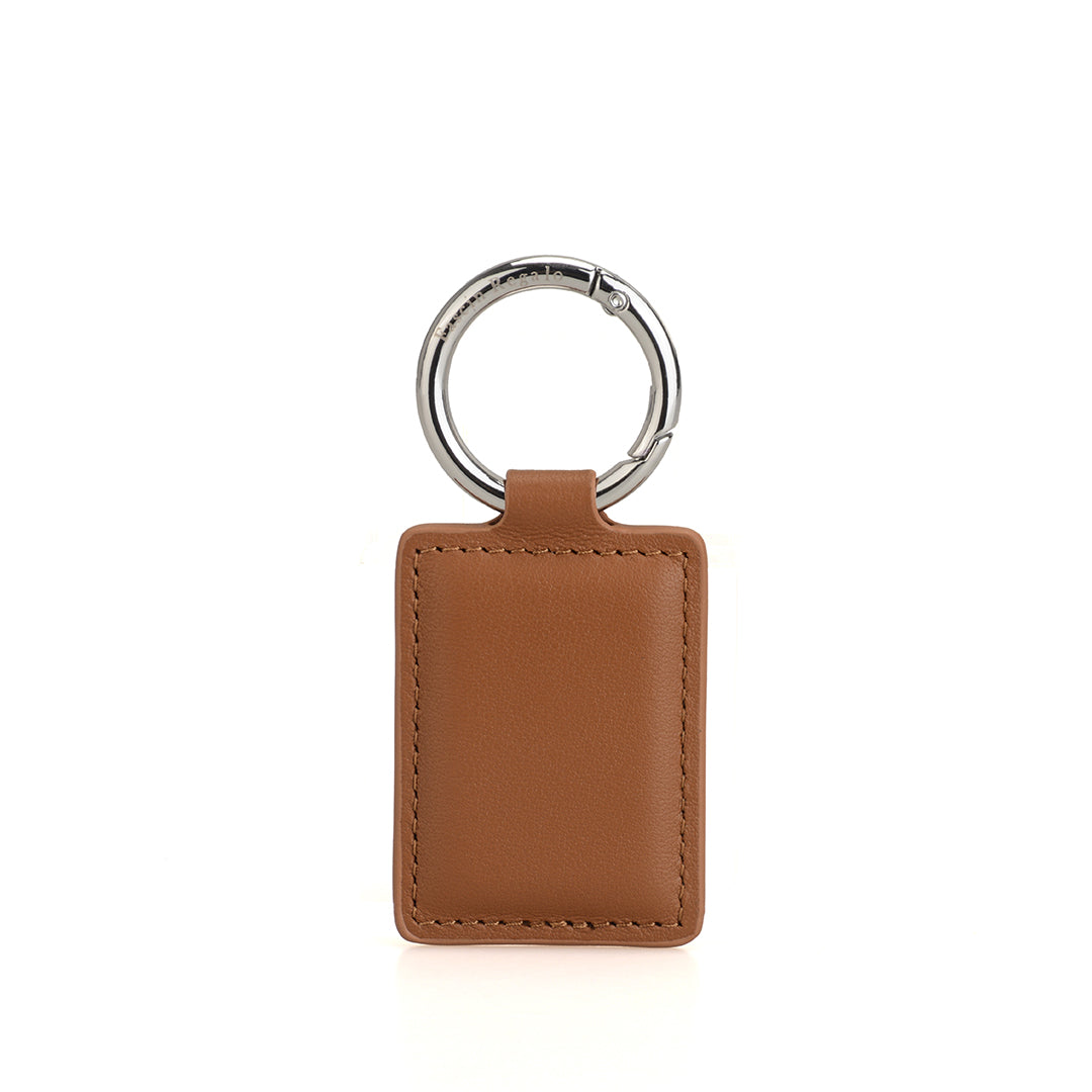 Brown Rectangle Keychain