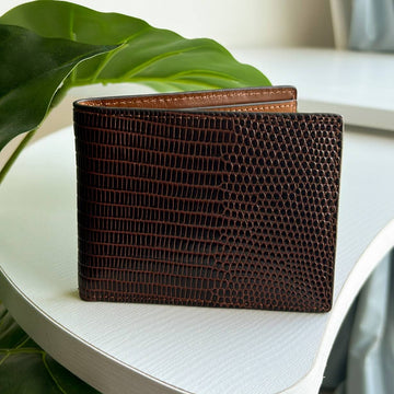Brown Lizard Wallet Men Wallet