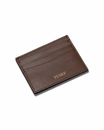 Brown Slim Leather Card Holder