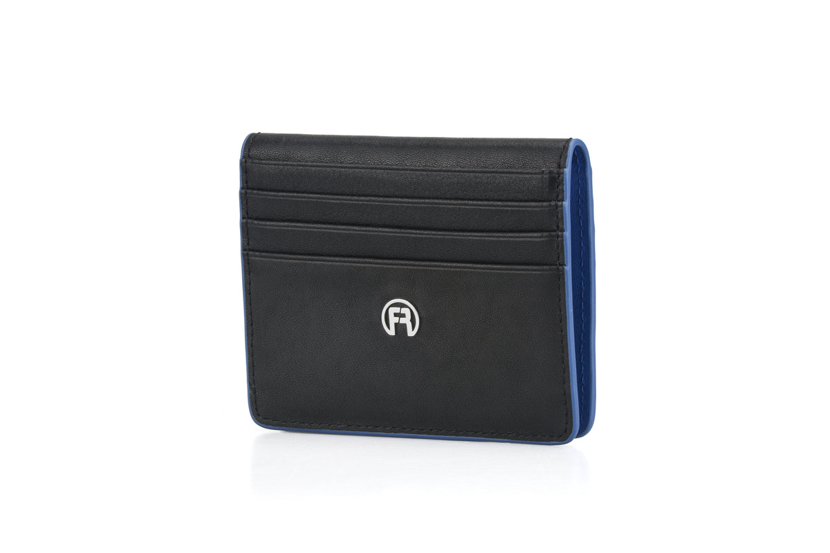 Black & Blue Flip Wallet