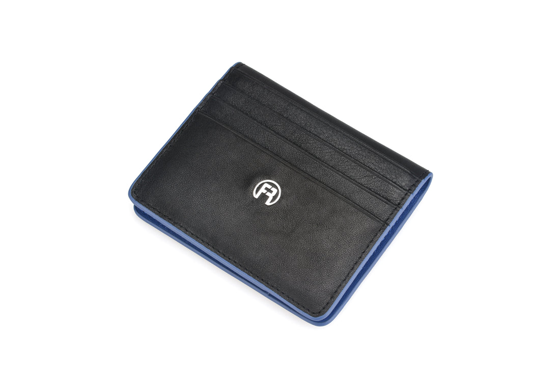 Black & Blue Flip Wallet