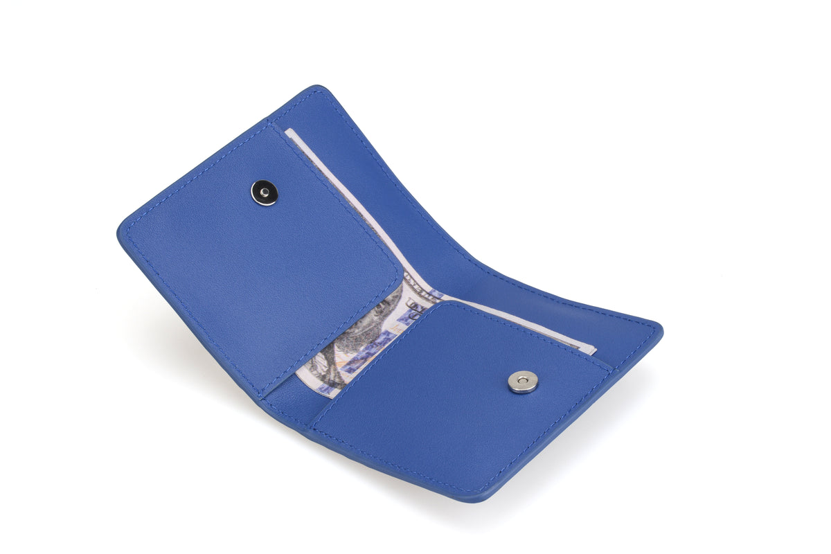 Black & Blue Flip Wallet