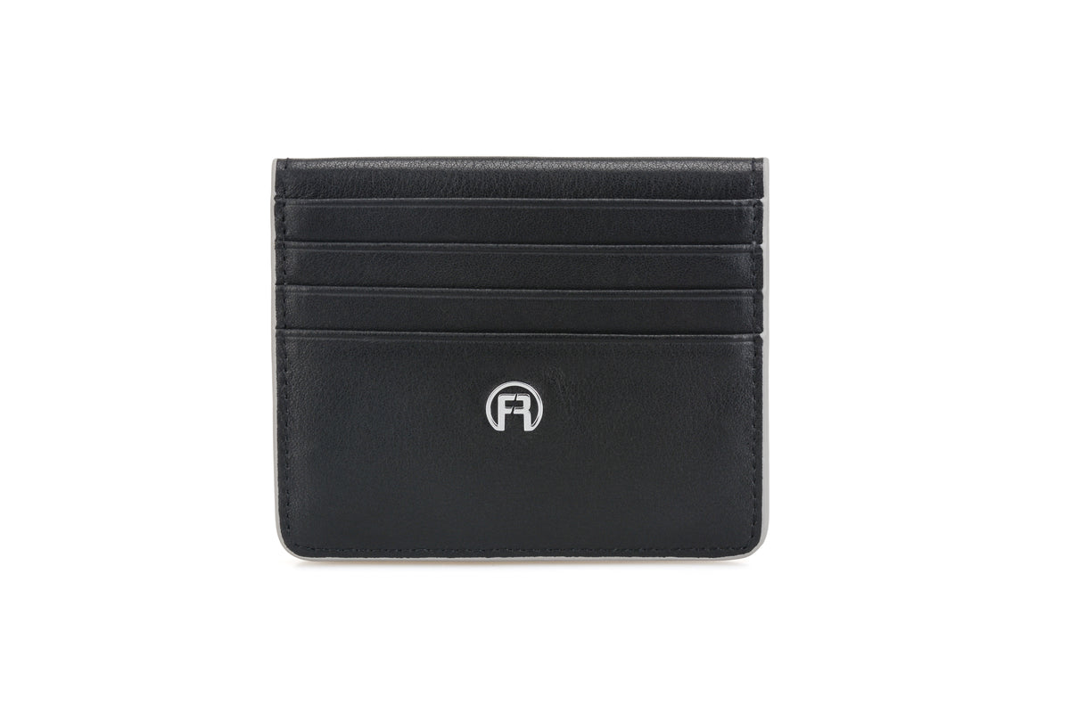 Black & Grey Flip Wallet