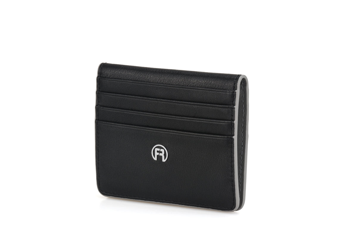 Black & Grey Flip Wallet