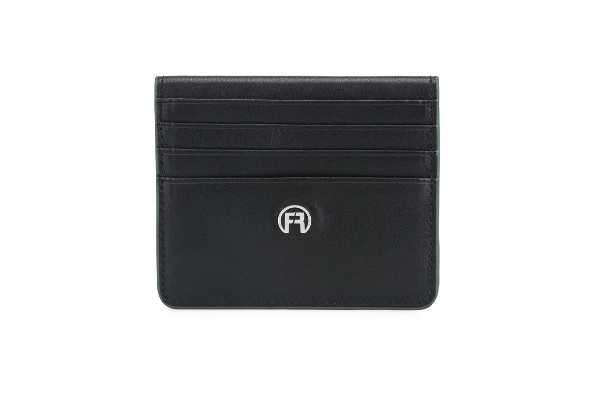 Black & Green Flip Wallet