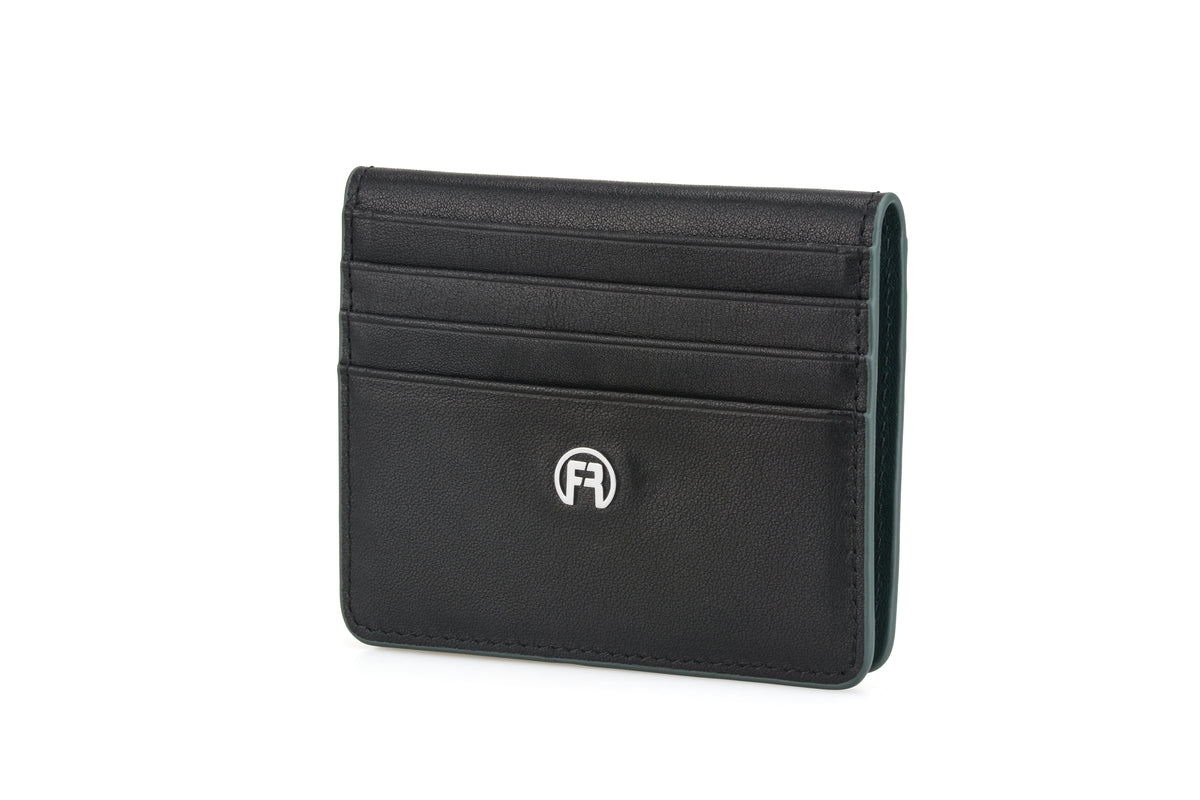 Black & Green Flip Wallet