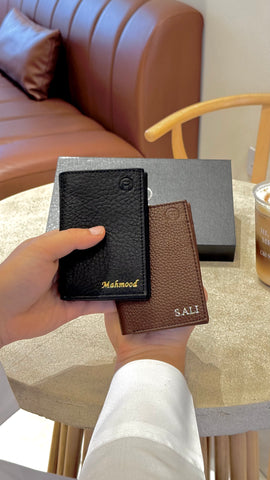 Dual Slot Wallet - Black
