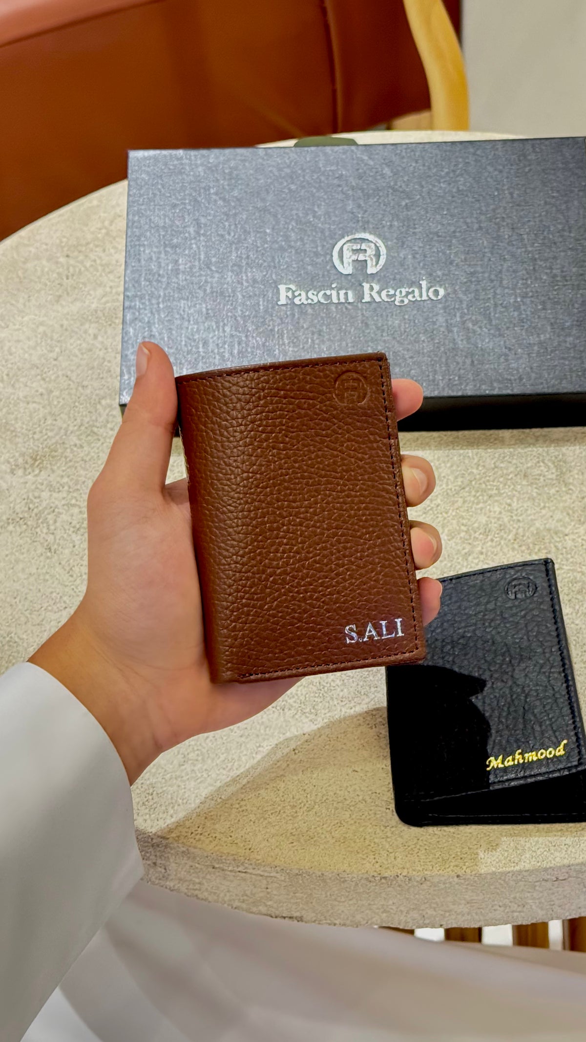 Dual Slot Wallet - Brown
