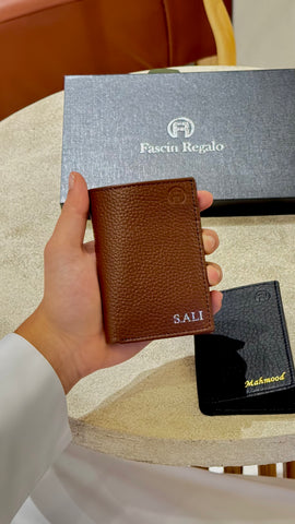 Dual Slot Wallet - Brown