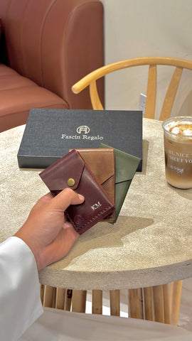Flap Card Holder – Tan