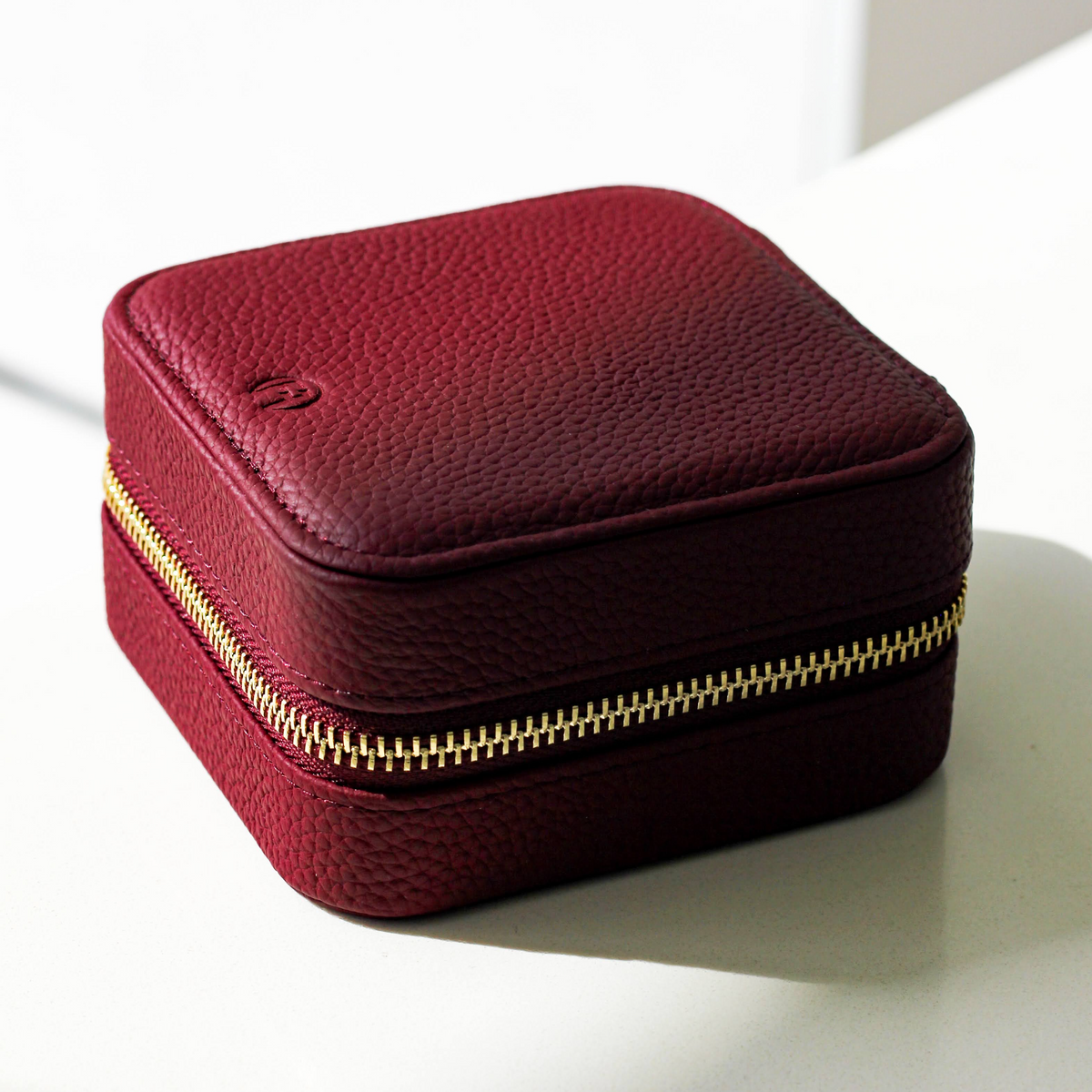 Wine Red Jewelry Box