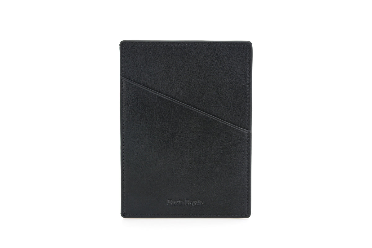 Black & brown passport wallet