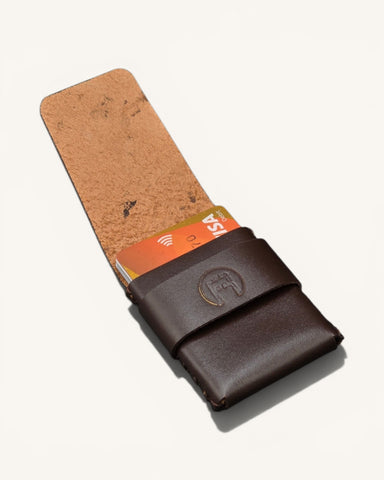 Pocket cardholder – Brown