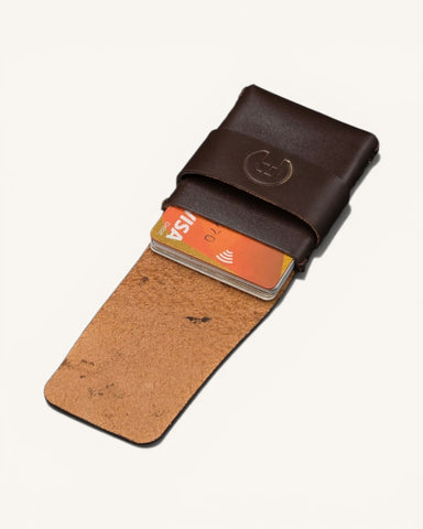 Pocket cardholder – Brown