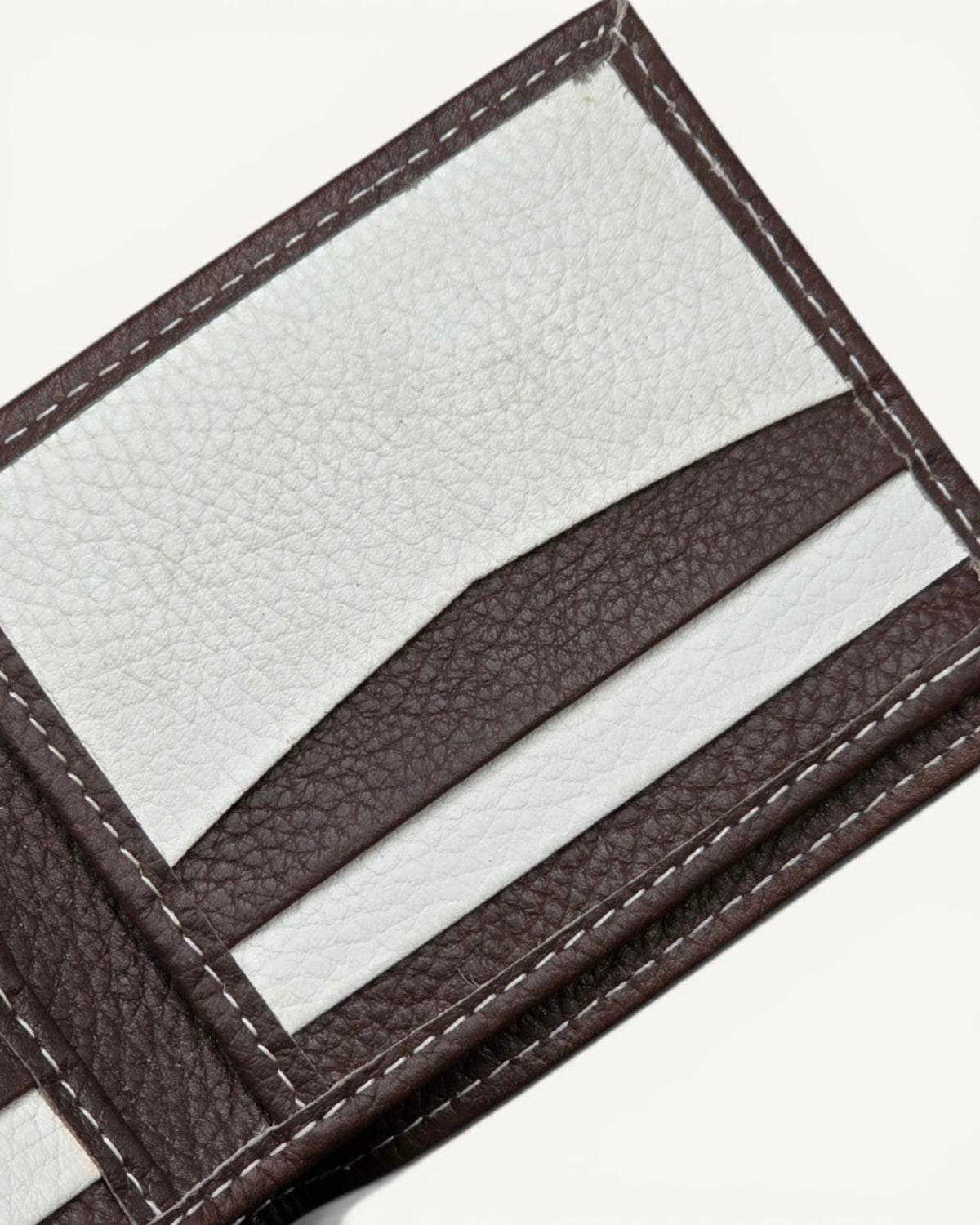 Handmade Leather Bifold Wallet – Brown