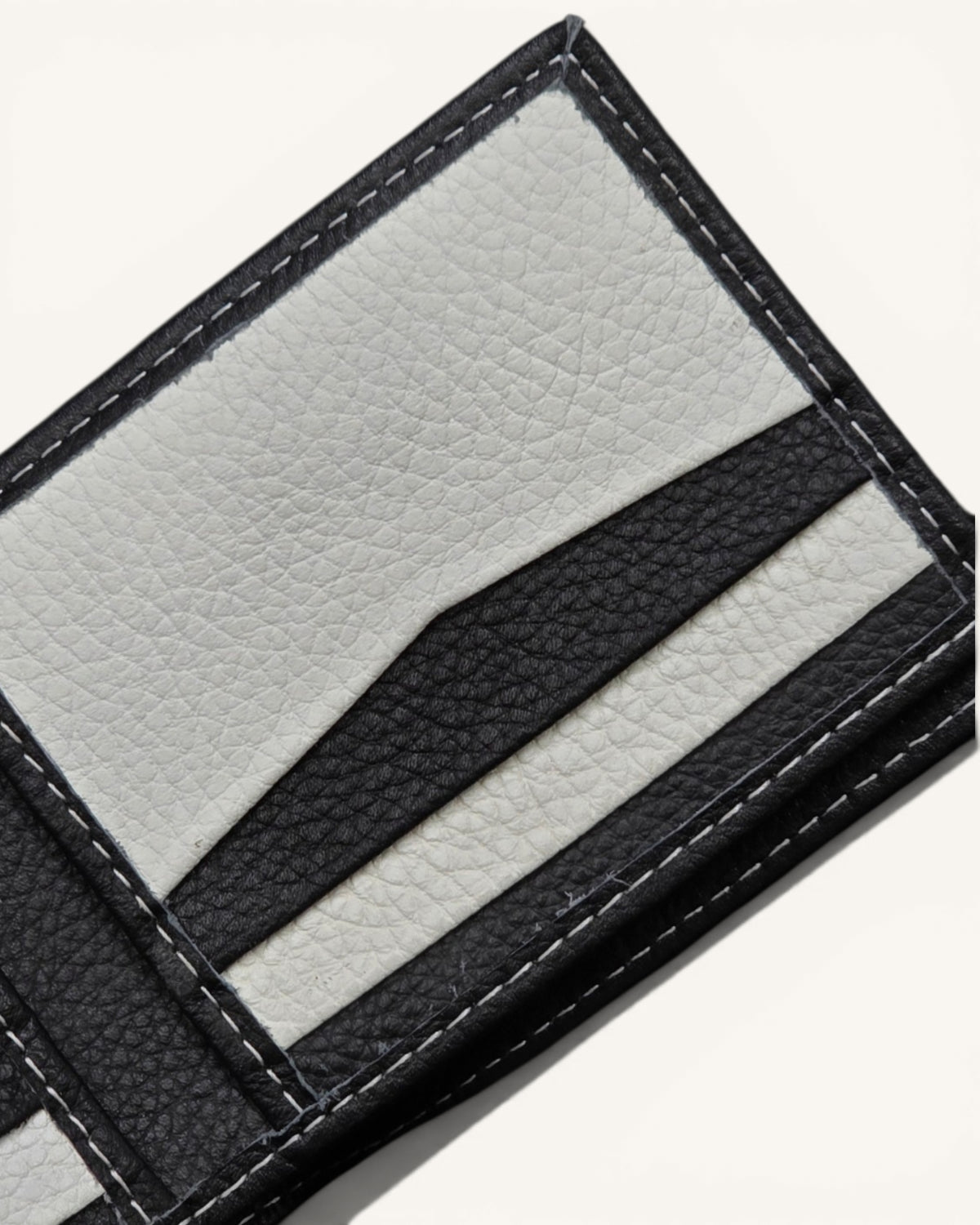 Handmade Leather Bifold Wallet – Black