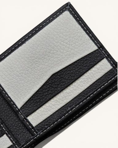 Handmade Leather Bifold Wallet – Black