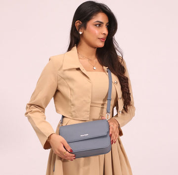 Fascin Blue Flap Bag