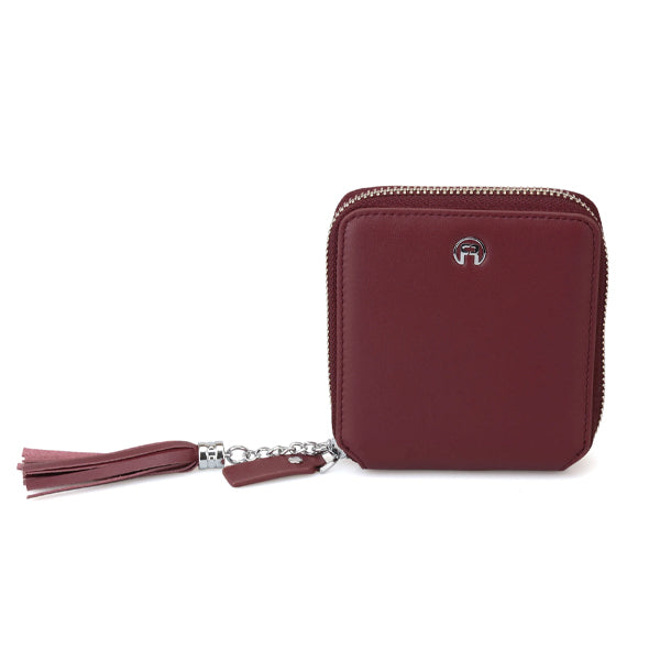 Maroon Women Zip Wallet