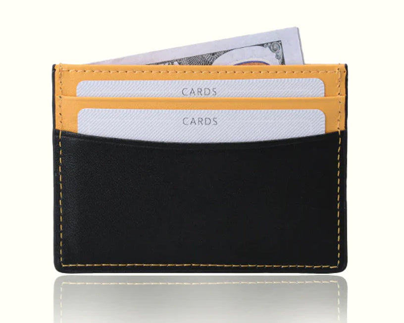 Black and Yellow Cardholder