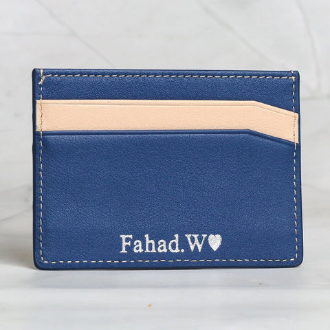 Blue & Beige Cardholder
