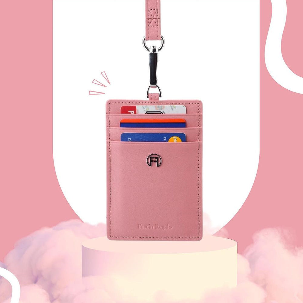 Pink ID Holder