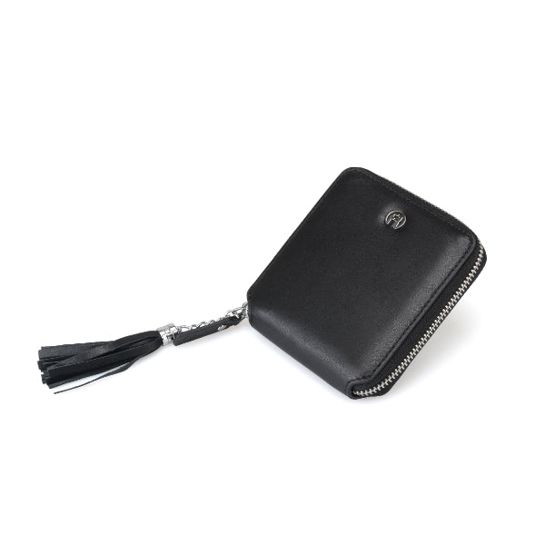 Black Women Zip Wallet