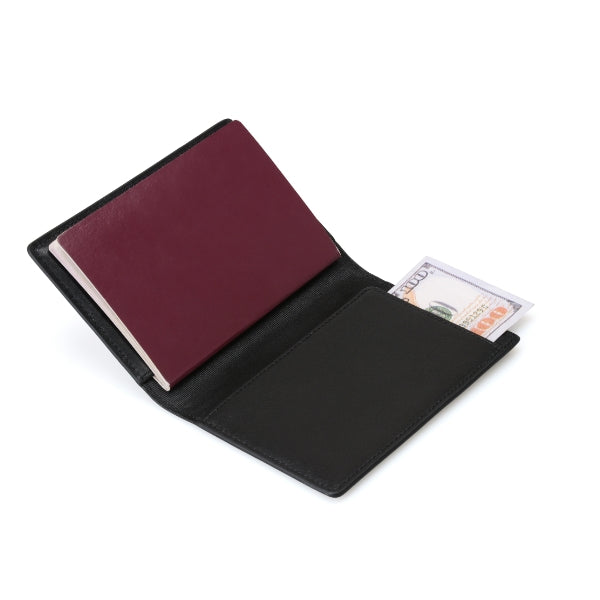 Black Camouflage Passport Holder