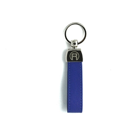 Black croco and Blue - Set of Two(Wallet+Keyholder)