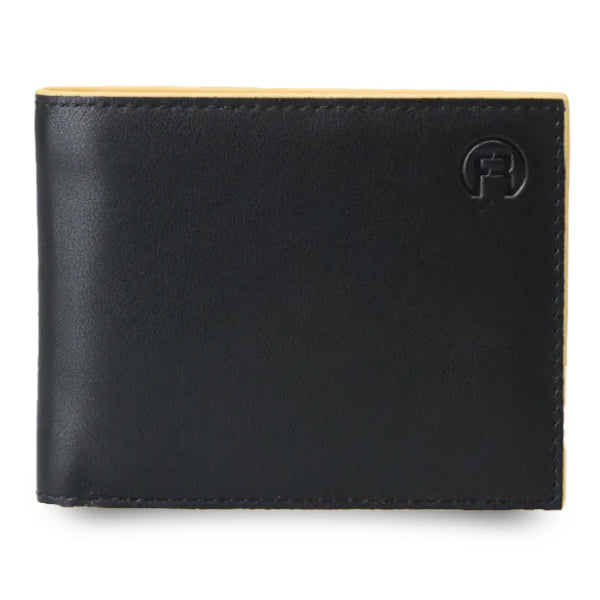 Black and Yellow Men Wallet