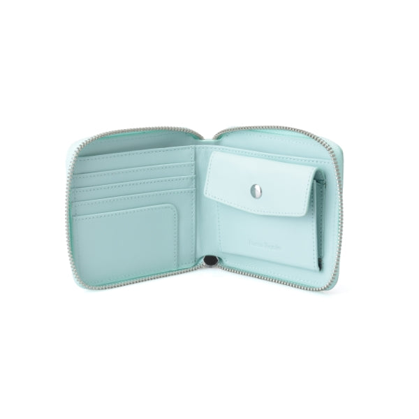 Turquoise Blue Women Zip Wallet