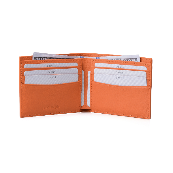 Blue and Orange Men Wallet