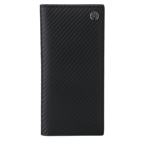Carbon Fiber Black Long Wallet