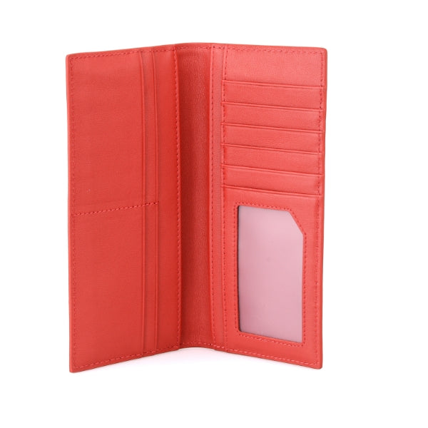 Carbon Fiber Red Long Wallet
