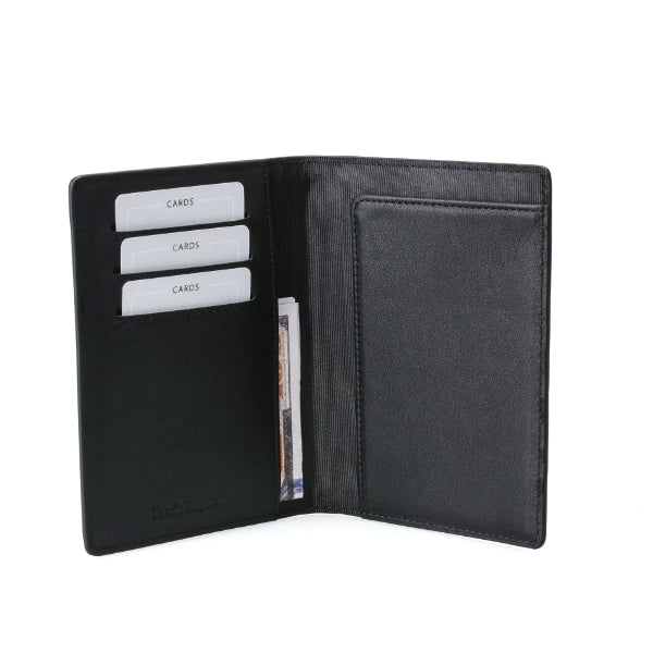 Black Carbon Fiber Passport Holder
