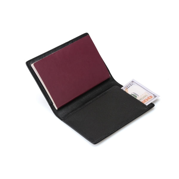 Black Carbon Fiber Passport Holder