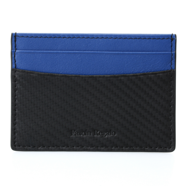 Fascin Carbon Fiber Blue Cardholder