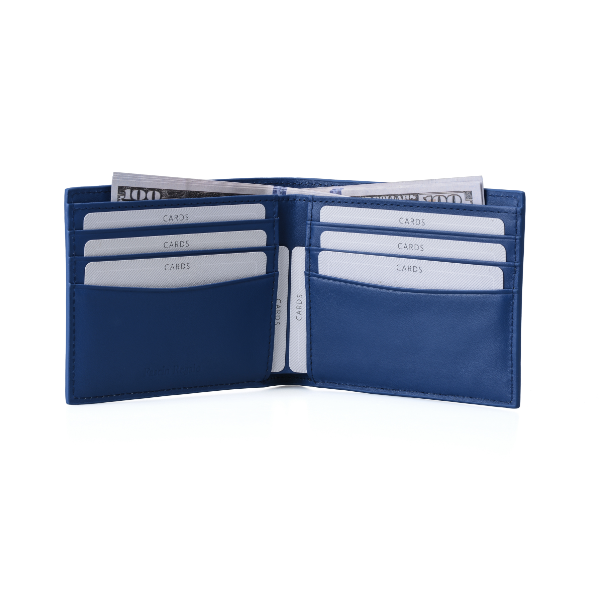 Fascin Carbon Fiber Blue Men Wallet