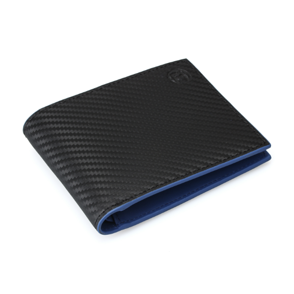 Fascin Carbon Fiber Blue Men Wallet